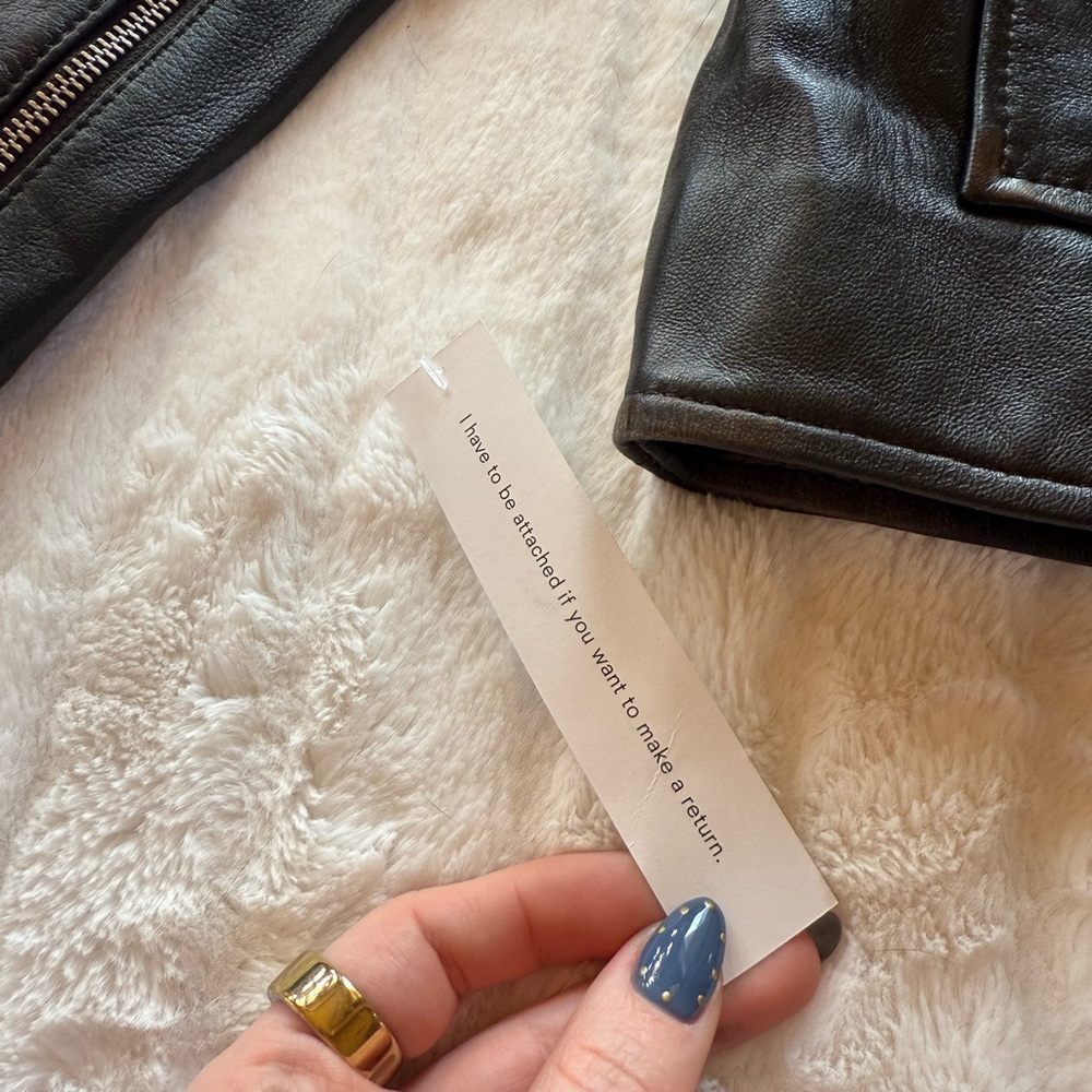 NWT Reformation Leather Jacket - Picture 7 of 10